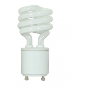 9W. SPIRAL GU24 REPLACEMENT BULB, SELF BALLASTED