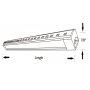 36" Grounded Linkable LED Undercabinet/Task Fixture, 9.5W