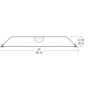 2'x4' Lensed Troffer, 52W LED Module, 120-277V, 4000K, 0-10V Dimming