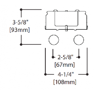 96" LED Lensed Channel Strip, 104W LED Module, 120-277V, 5000K, 0-10V Dimming