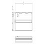 9" Thinline Undercabinet Fixture, 4W LED Module, 3000K, 90CRI,, 120V Triac Dimming, White