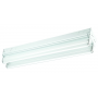 96" Standard Tandem Industrial Channel Strip, (4) 32W T8 Lamp, 120-277V, Branded Ballast